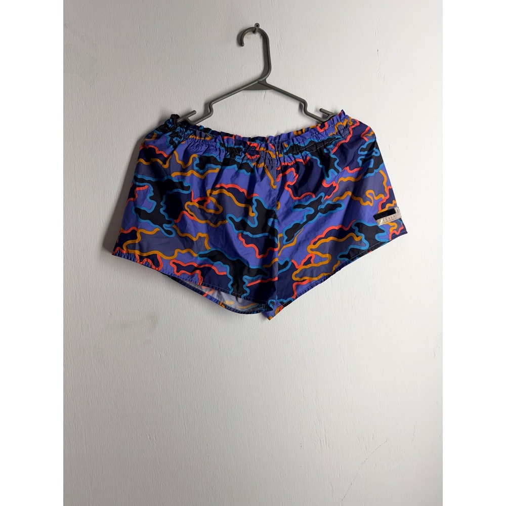 Adidas StellaSport Womens Small Purple Abstract Camo Athletic Running Shorts